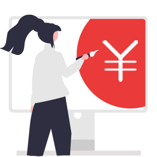 送料変更のイラスト