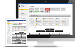 ネットショップ受注管理システムRobot-in（ロボットイン）の管理画面イメージ