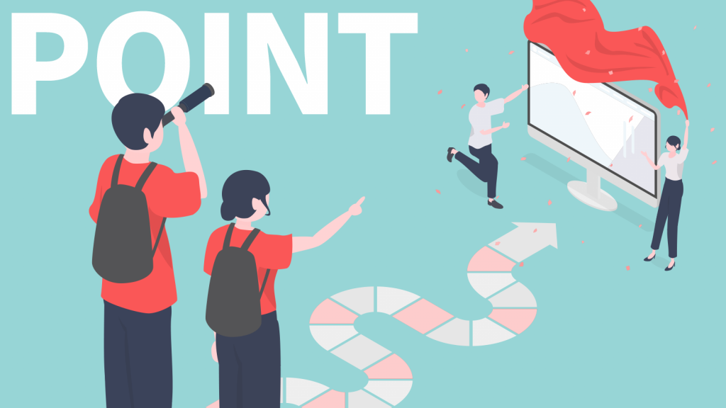 EC運用における課題整理と解決プロセスを示したポイント解説イラスト