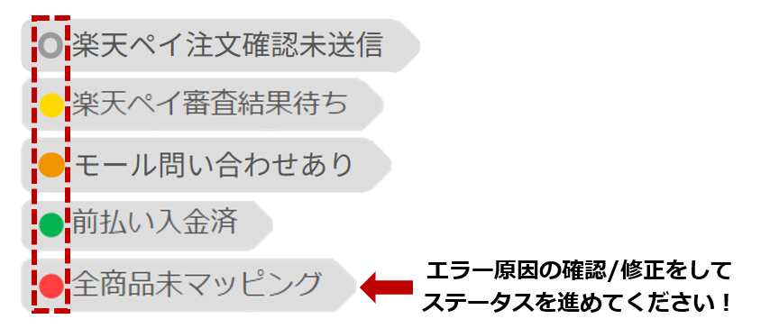 システムタグのアイコンの種類一覧のキャプチャです。